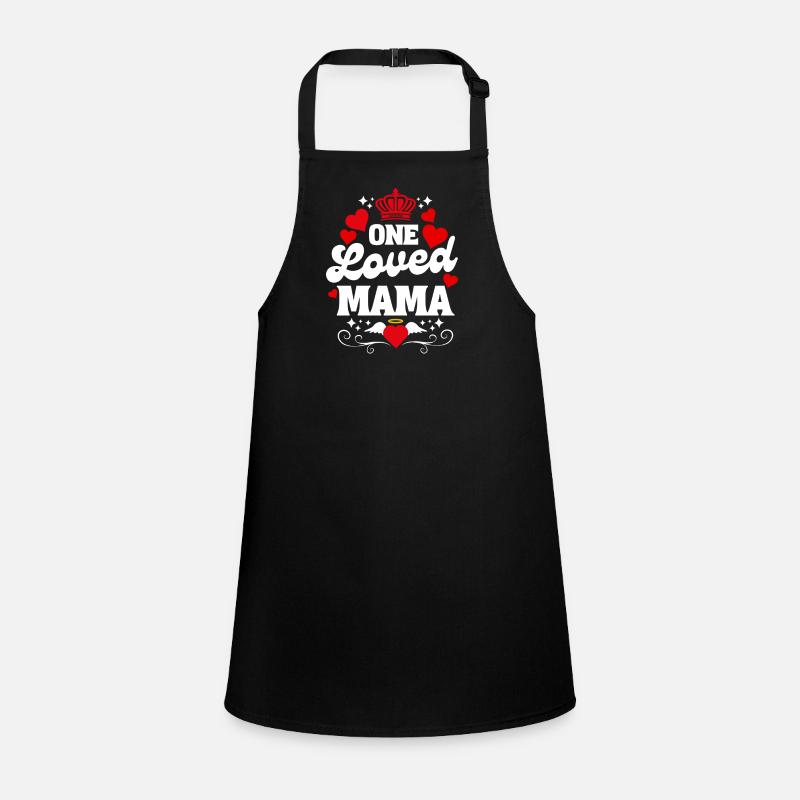 One loved mama - Mother's Day - Valentine's Day Children's Apron