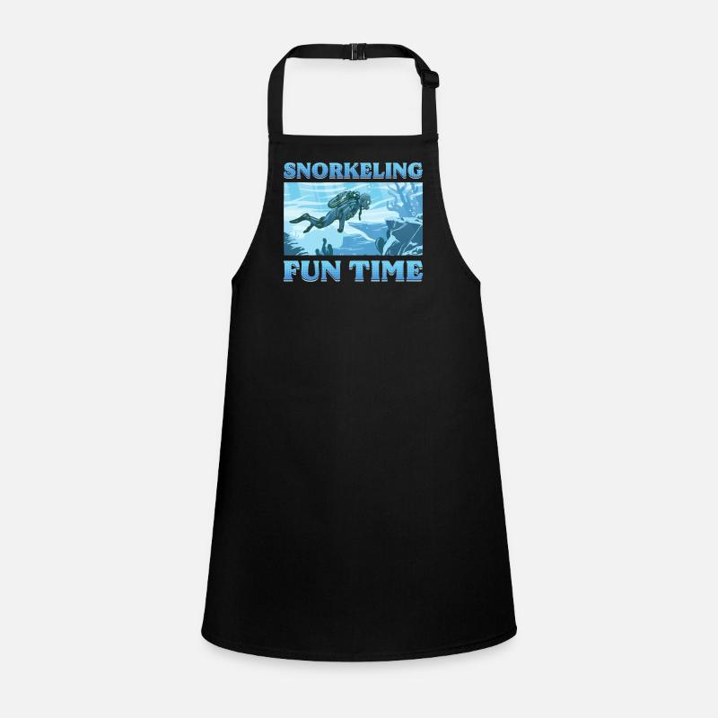 Snorkeling Fun Time Snorkel Dive Scuba Diving Children's Apron