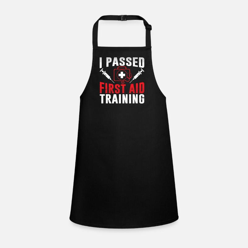 I passed a first aid course teacher Children's Apron