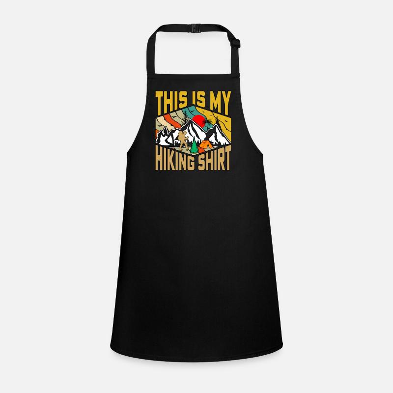 Das ist mein Wandershirt Nature Camping Schürze für Kinder