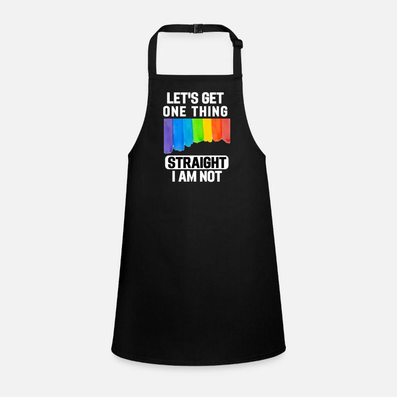 Wasserfarben Regenbogen Gay Pride Geschenk LGBT Schürze für Kinder