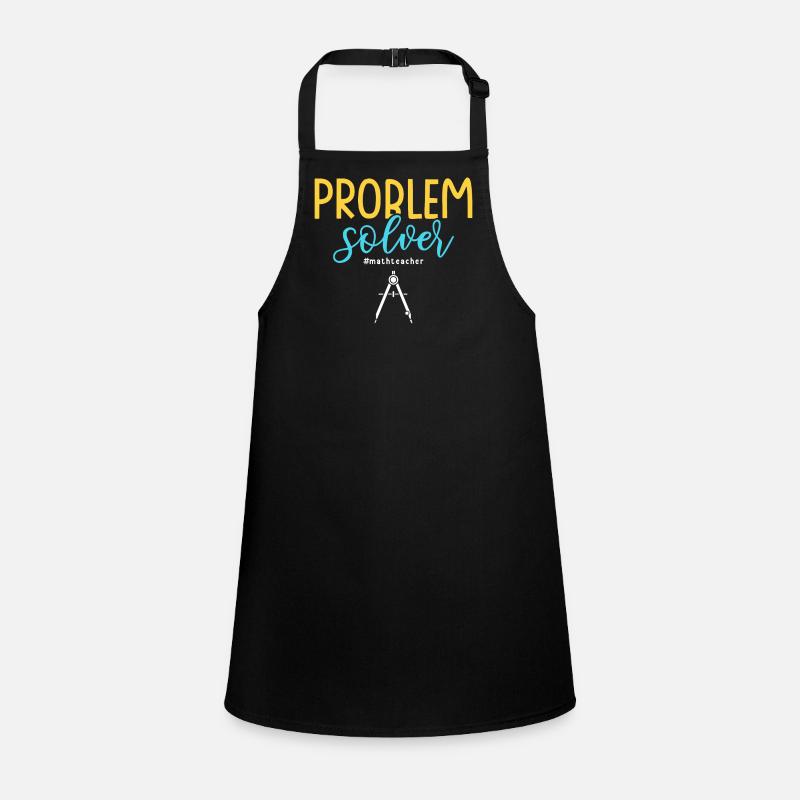Problem Solver #mathteacher Math Teacher Schürze für Kinder