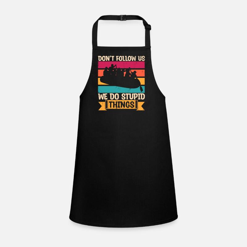 Rafting Raft Gift Paddler Rafting Children's Apron