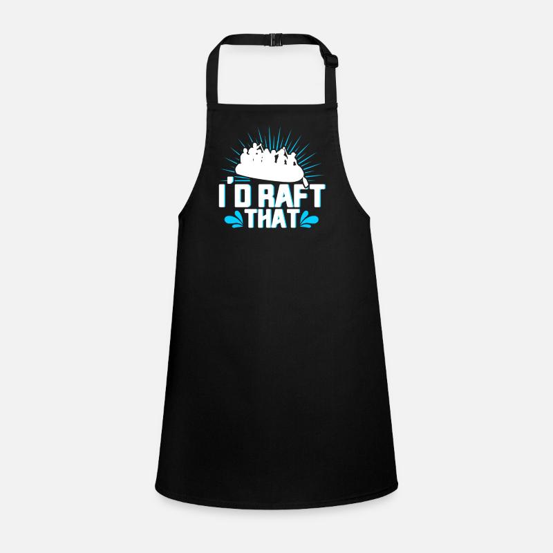 Rafting Raft Gift Paddler Rafting Children's Apron
