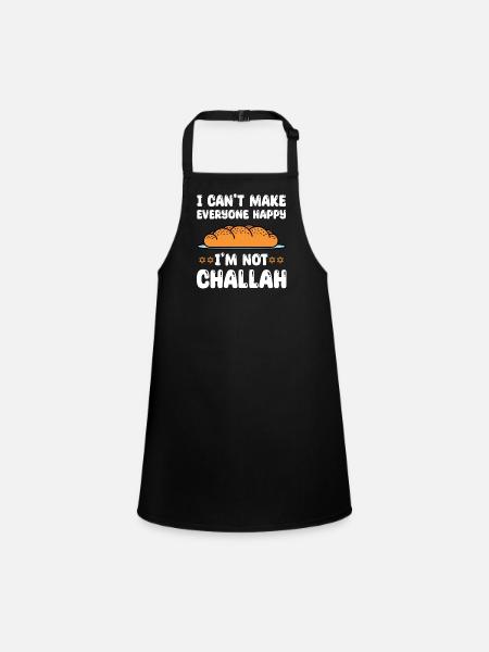 Challah - Tablier Enfant - noir - Devant