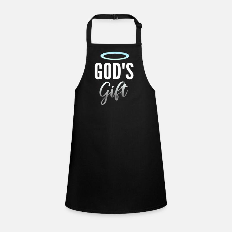 God's gift with halo Children's Apron