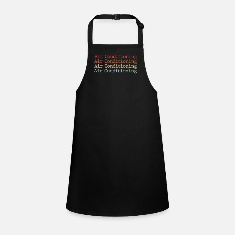 Air conditioning lettering Children's Apron