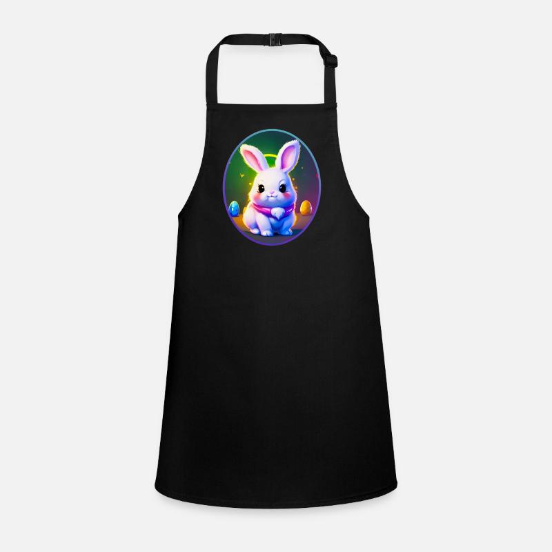 Easter egg with Easter bunny motif Children's Apron
