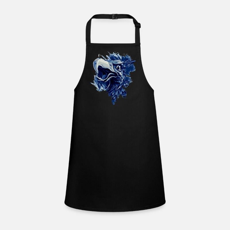Greif in blue white Rostock Children's Apron