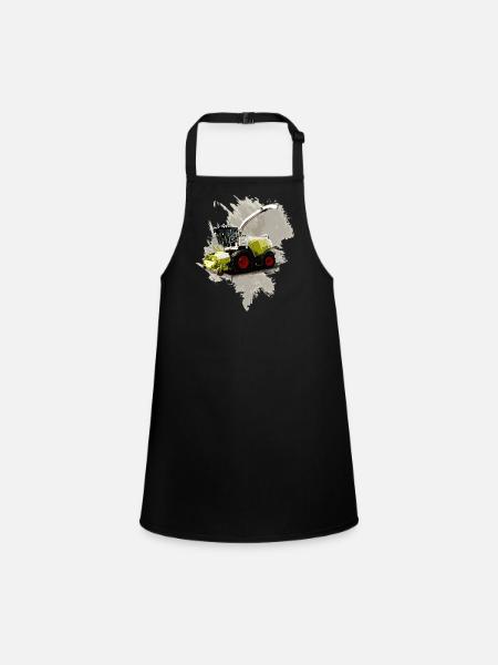 Combine Harvester Claas LEXION 8700 - Children's Apron - black - Front