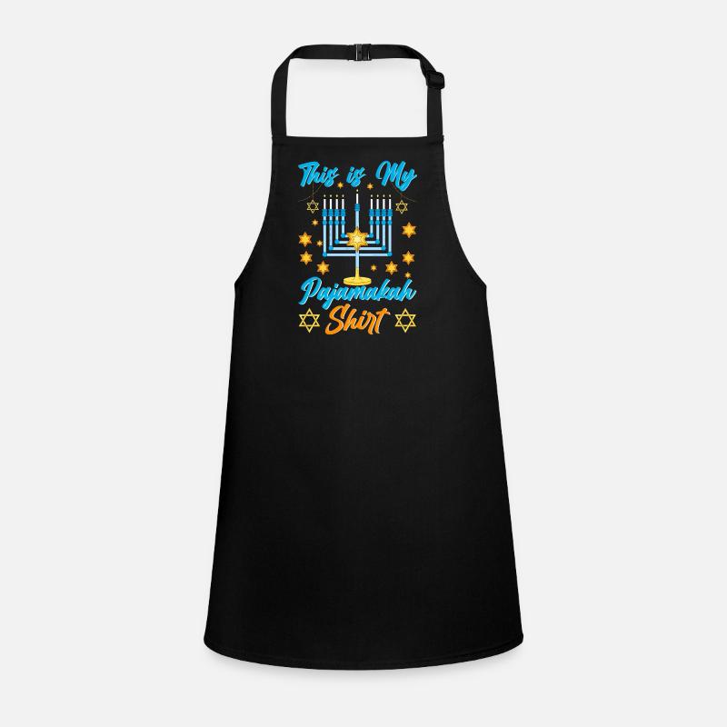 Chanukka Hanukka Dreidel Latkes Hanukkah Schürze für Kinder