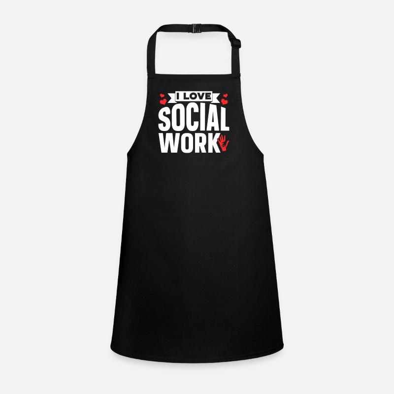 I Love Social Work Social Worker Training Children's Apron