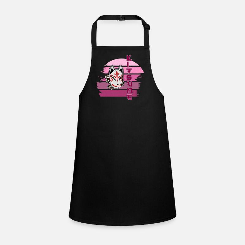 Japanese Tengu Hannya Kitsune Mask Children's Apron