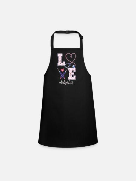 Retro Ferry Vêtements Porte-conteneurs - Tablier Enfant - noir - Devant