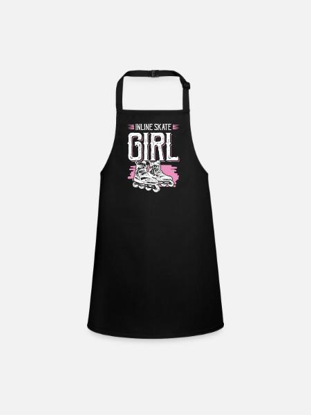 Skate Inline Girls - Tablier Enfant - noir - Devant