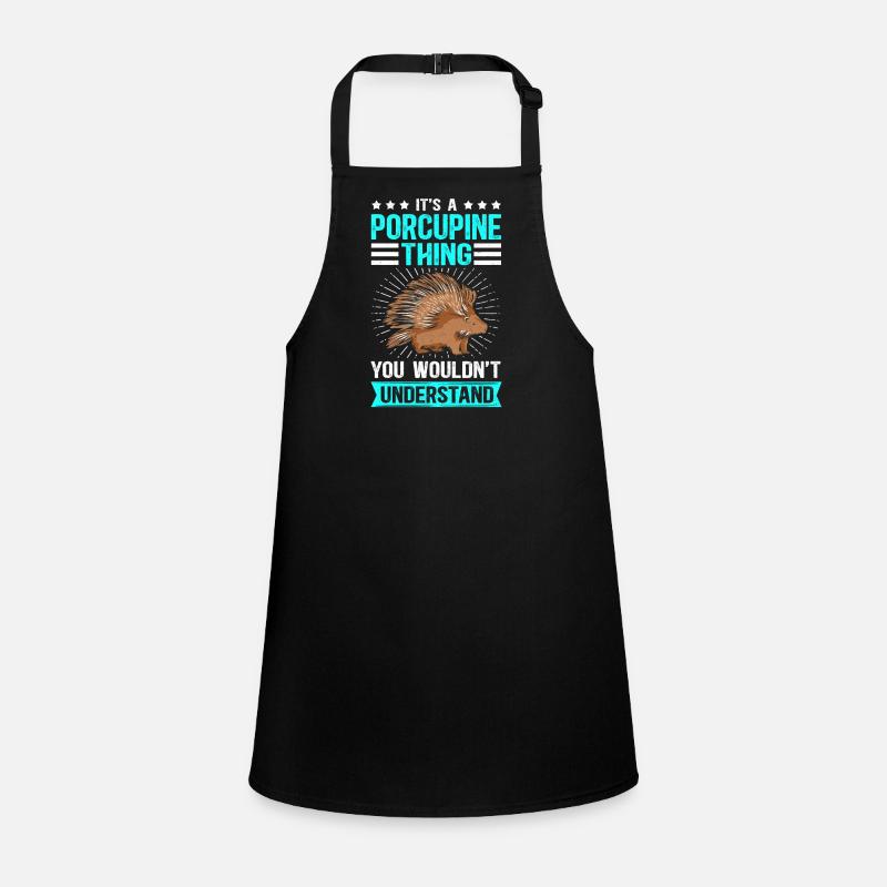 Stachelschwein | Stachelschweine Geschenk Schürze für Kinder