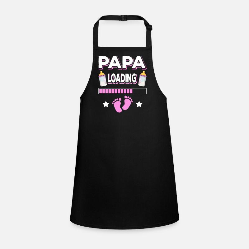 Papa Loading Father Fathers Father's Day Children's Apron