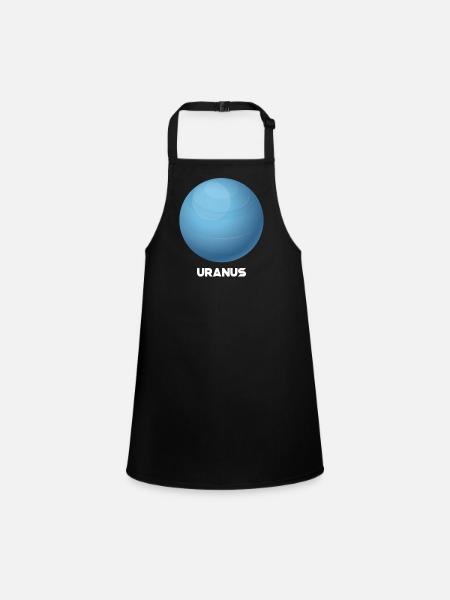 Uranus - Tablier Enfant - noir - Devant