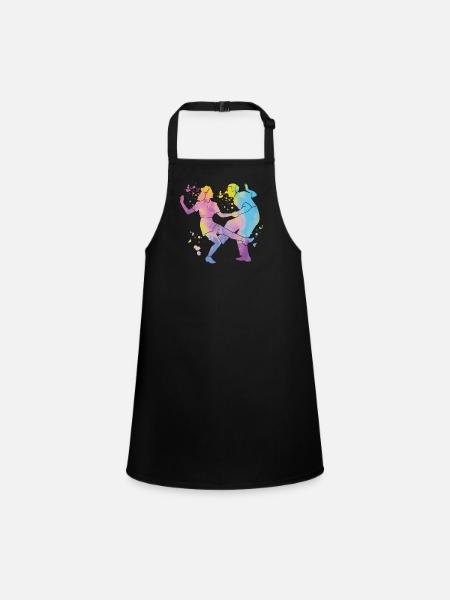 Dancing Swing 60s Boogie Woogie - Children's Apron - black - Front