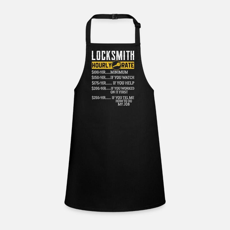 Locksmith Hourly rates Locksmith Children's Apron