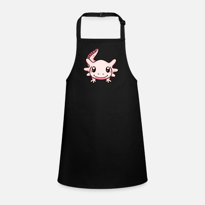 Süßer Axolotl Kawaii Design Schürze für Kinder