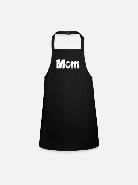 Maman Maman Maman Cadeau - Tablier Enfant - noir - Devant