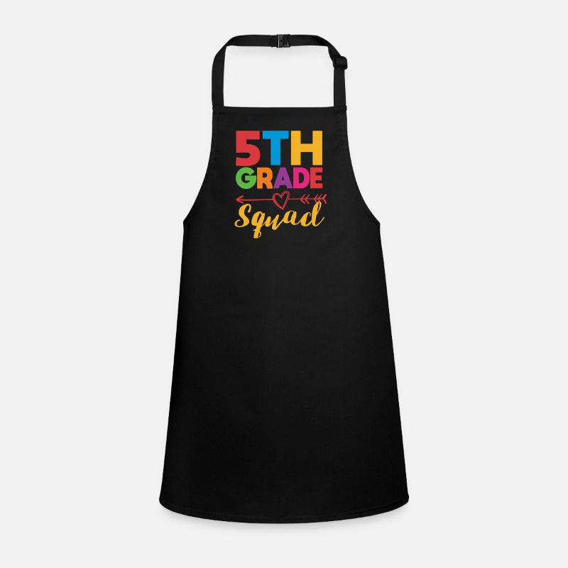 5th Grade Squad Teacher Fifth Student Team Back Children's Apron