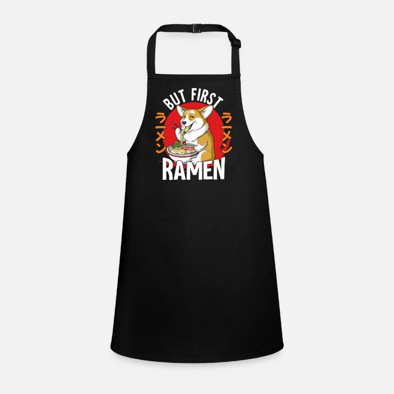 But First Ramen Schürze für Kinder
