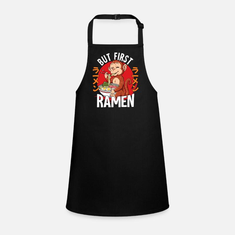 But First Ramen Schürze für Kinder