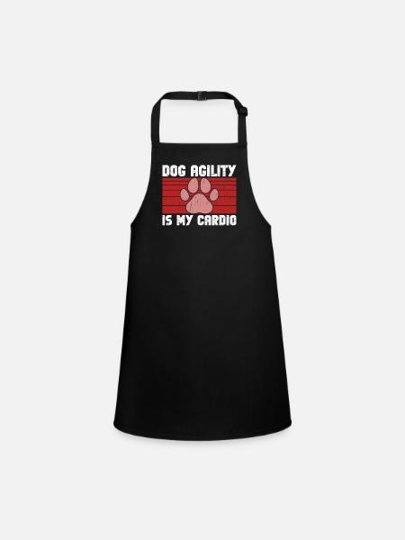 Dog Agility Trainer Design Für Dog Agility - Children's Apron - black