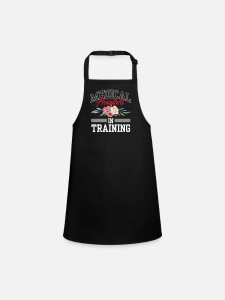 Medical Assistant In Training Assistance - Children's Apron - black - Front