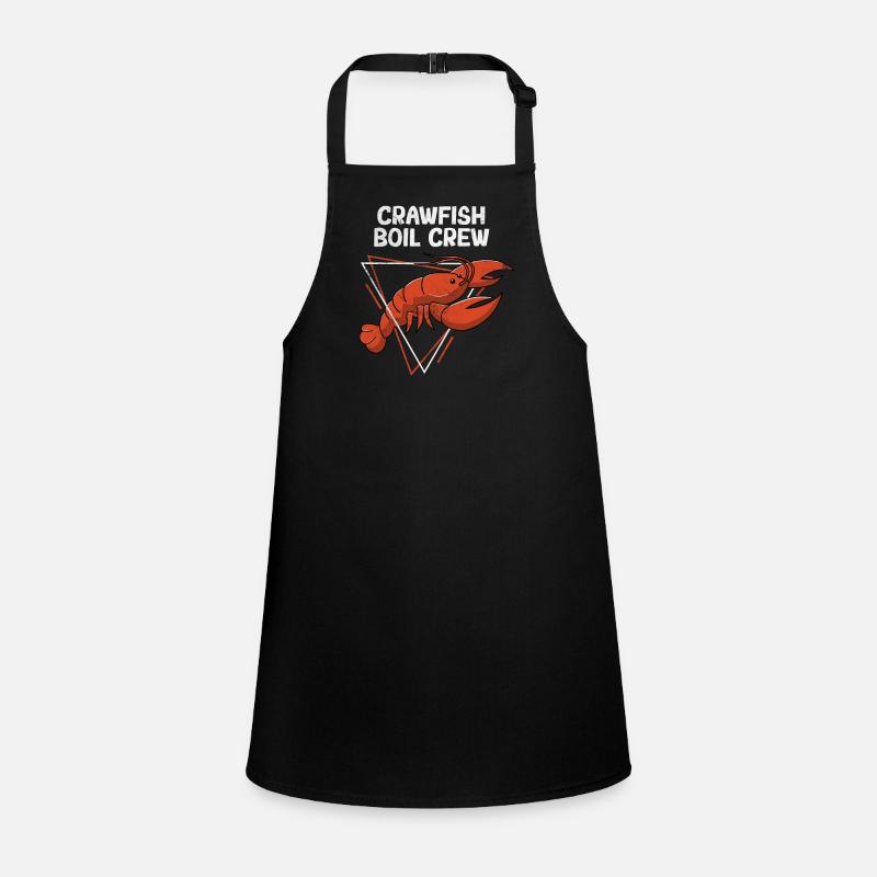 Crawfish Boil Crew Love Crayfish Funny Texas Children's Apron
