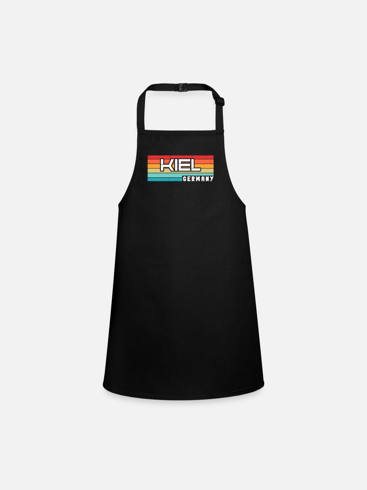 Kielerin Kieler Kiel - Children's Apron - black - Front