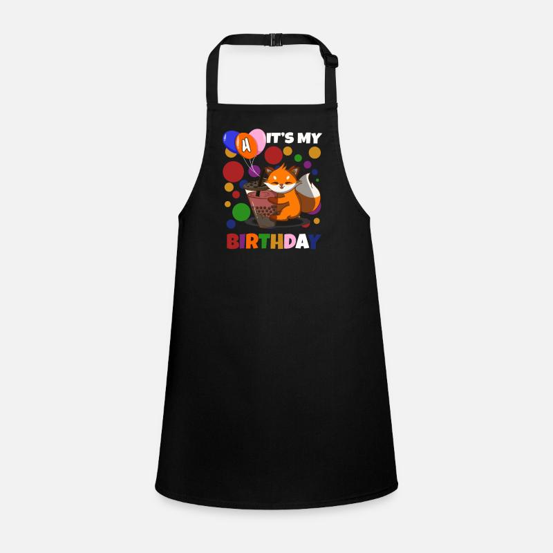 4e anniversaire Fox Tablier Enfant