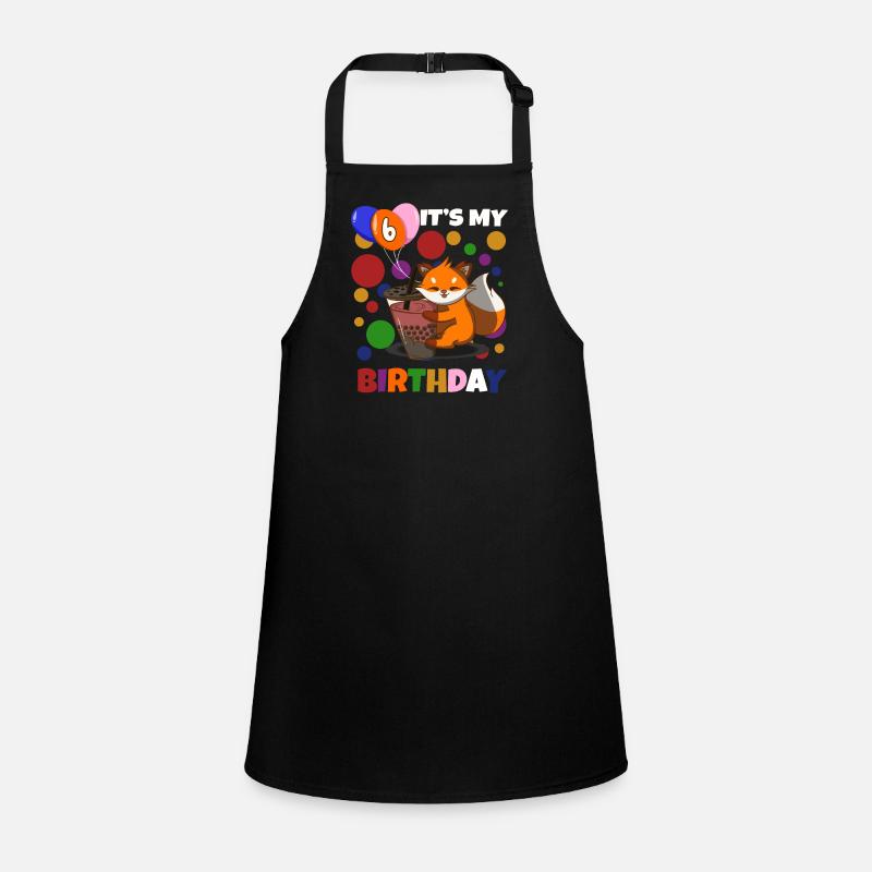 6e anniversaire Fox Tablier Enfant