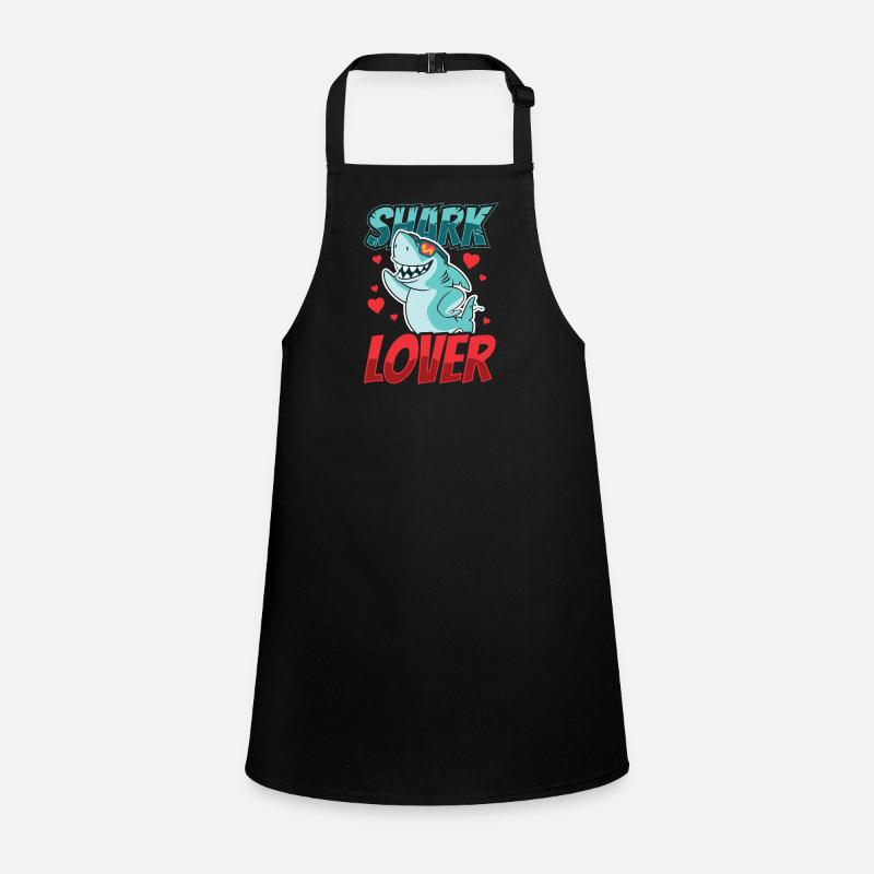 Amoureux des requins Requins Requin Plongée Shark Dent Tablier Enfant