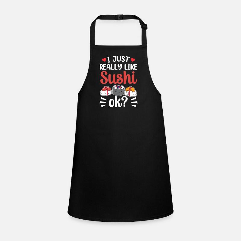 J’aime vraiment la nourriture des fans de sushis Tablier Enfant