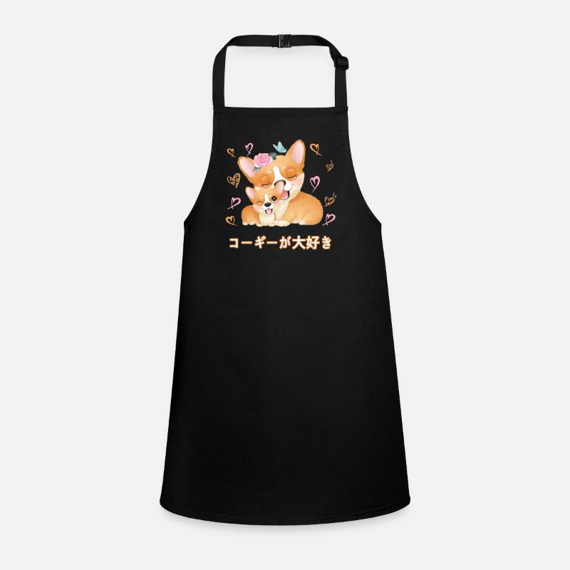I love corgis, dear mom, dog Children's Apron