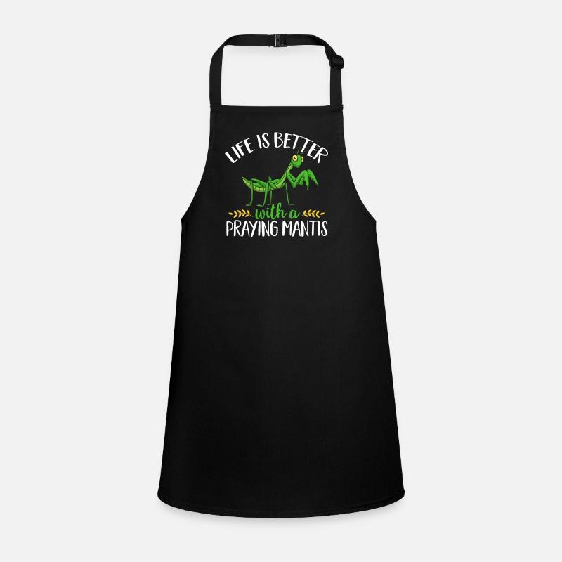 Praying mantis, insect collector, entomologist Children's Apron