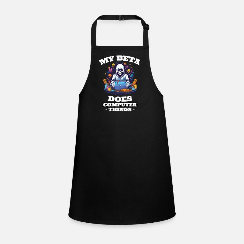 My beta makes computer things programmers Children's Apron