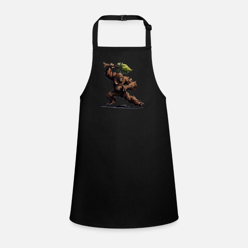 Angry Bigfoot Children's Apron