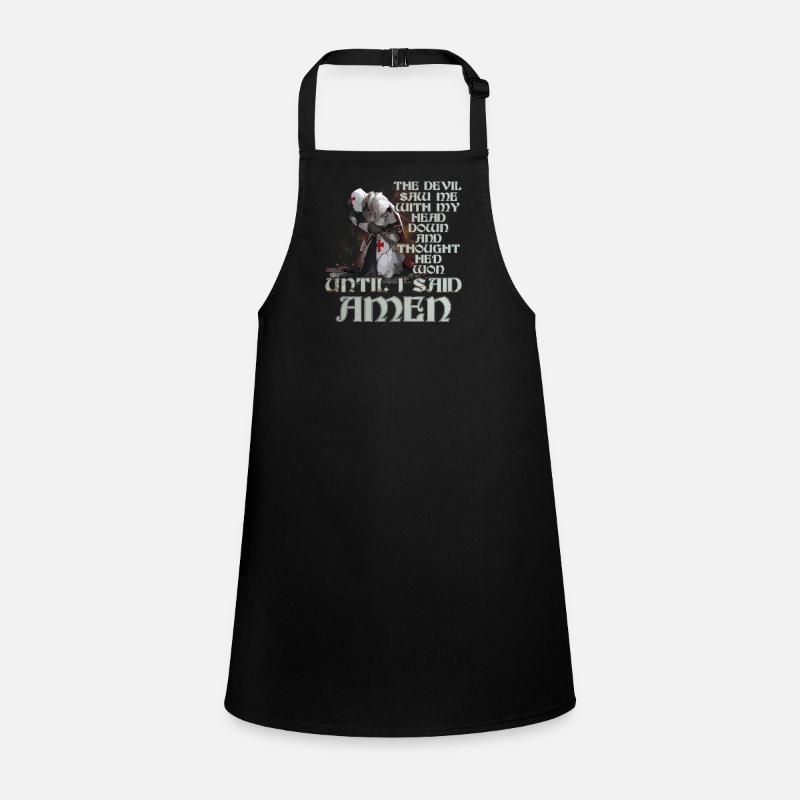 The Devil Saw Me Thought He'd Won Jesus Bible Pun Children's Apron