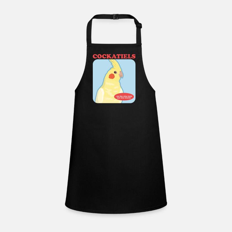 Cockatiels Bird Owner Cadeau Tablier Enfant