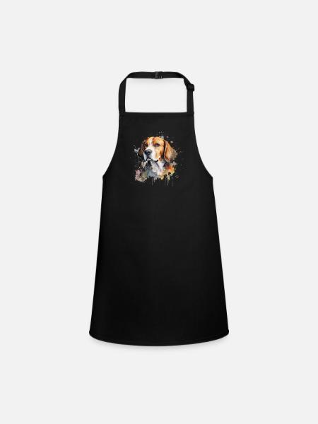 Beagle - Tablier Enfant - noir