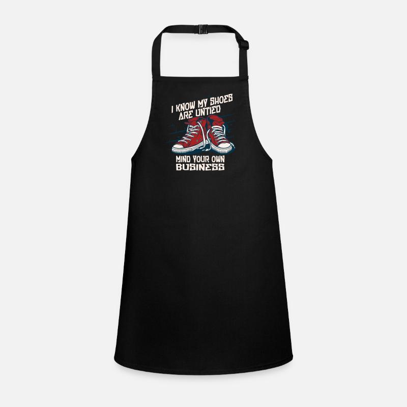 I know my shoes are open, but Children's Apron