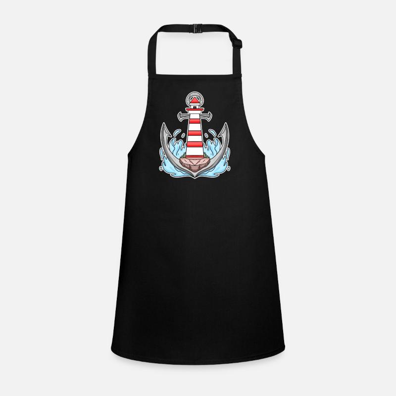 Anchor Lighthouse Mix Motif Children's Apron