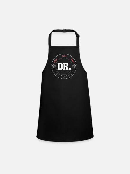 Miss Ms Mrs Dr Actually Doctor Graduation Women - Children's Apron - black