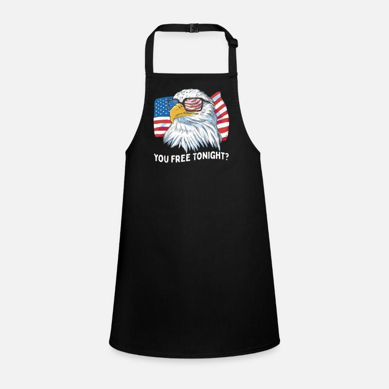You Free Tonight Bald Eagle America Children's Apron