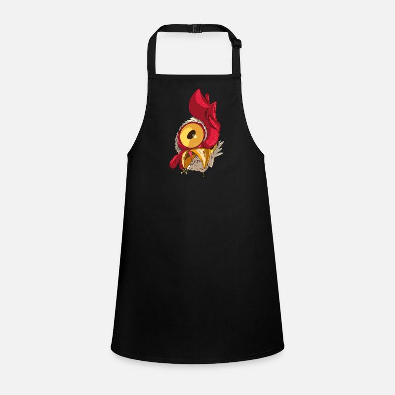 Funny chicken farm rooster from the chicken farm Children's Apron