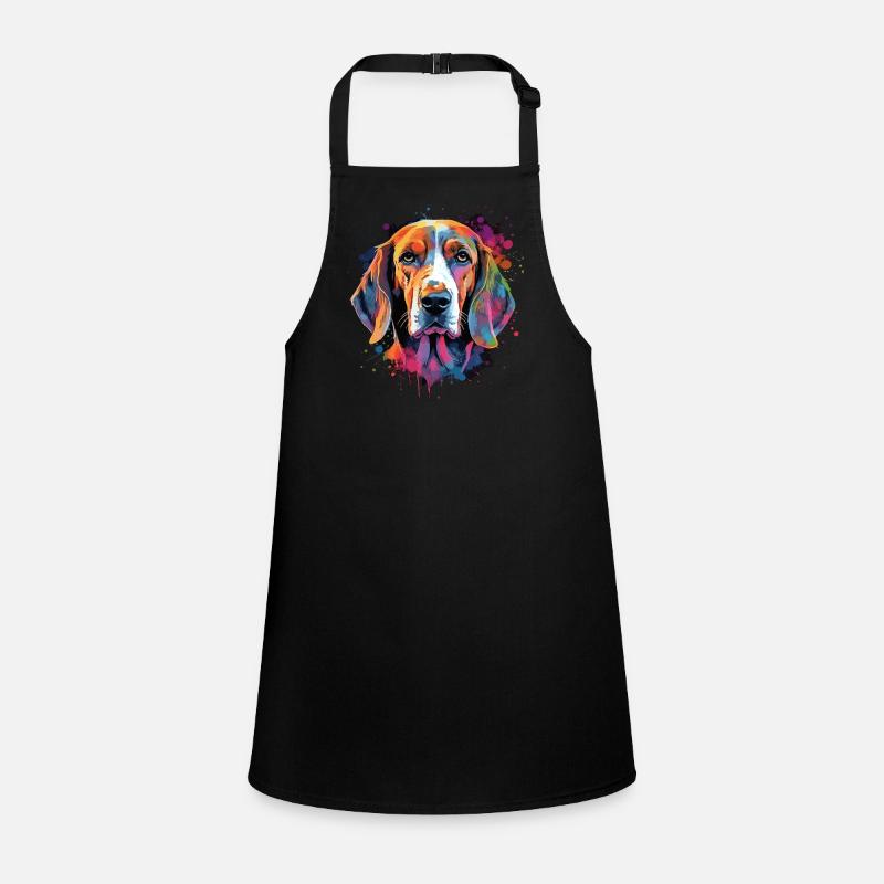 American Foxhound Hund Geschenk Spruch Schürze für Kinder